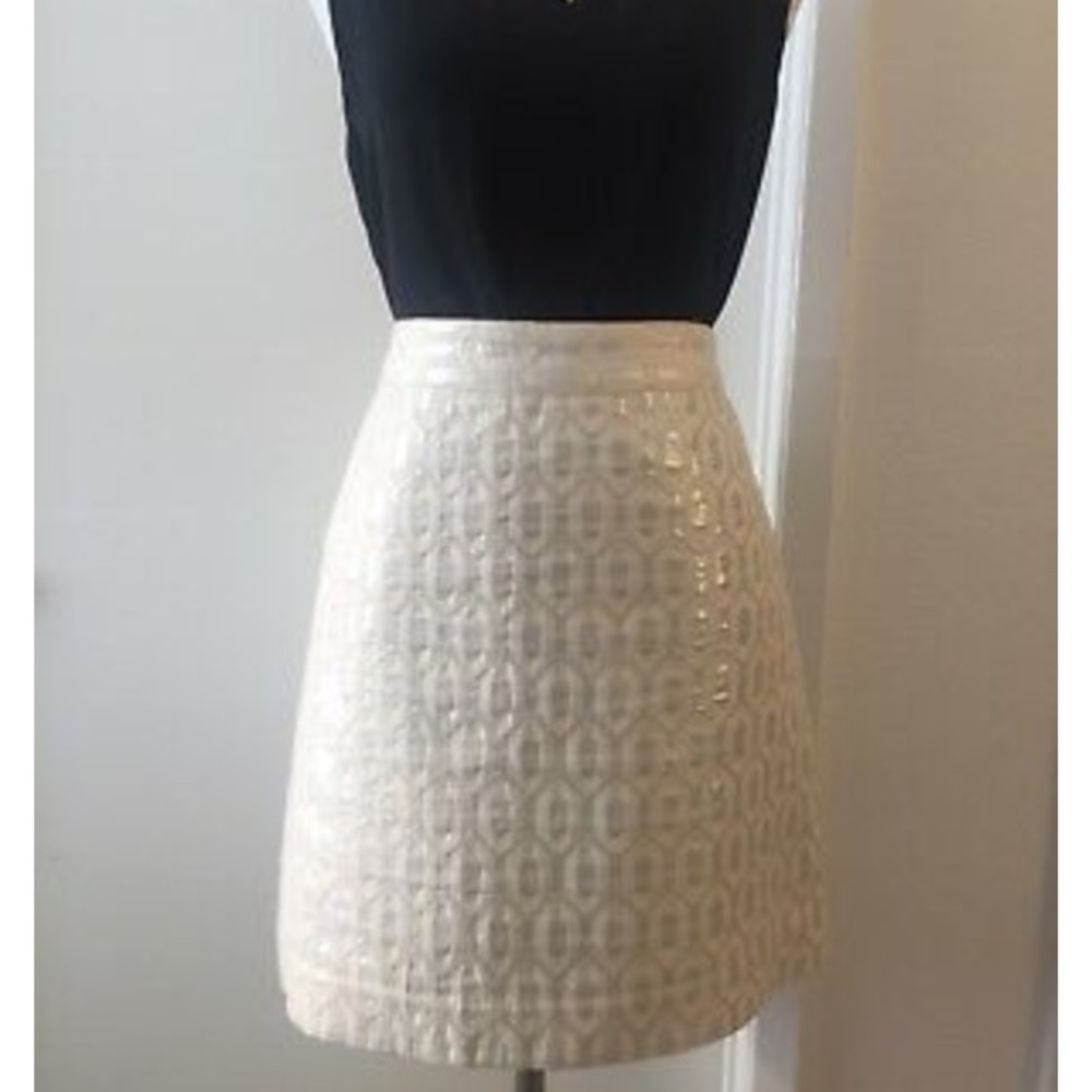 Banana 🍌 Republic Metallic Mini Skirt